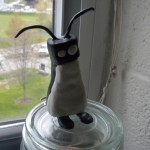 Trey Throneburg asked his sister, Caiti to create this wonderful sculpture.